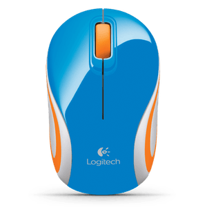 Mini-Mouse-Wireless-M187-Azul-e-Laranja-Logitech