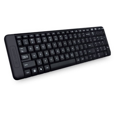 Logitech wireless keyboard k230 black usb обзор