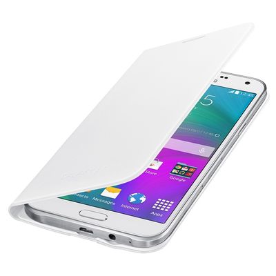 Capa-Protetora-Flip-Wallet-Branca-Galaxy-E7-Samsung
