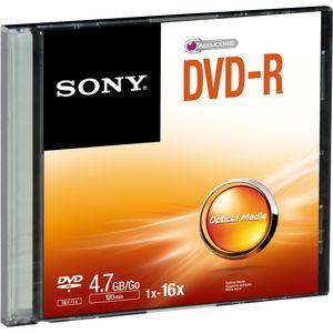 DVD-R-Slim-Case-120-min-4.7GB-16X-Sony-DMR47SS