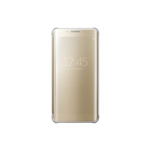 Capa-Protetora-Clear-View-Cover-Galaxy-S6-Edge--Dourada-Samsung