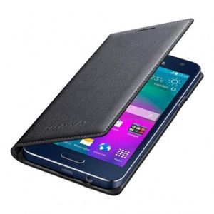 Capa-Flip-Wallet-Cover-Galaxy-A3-Preta-Samsung