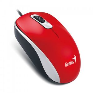 Mouse-Optico-com-Fio-USB-Vermelho-Genius-DX-110