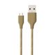 Cabo-Micro-USB-Essential-1M-Dourado---Nylon-Trancado-Geonav-ESMIGO