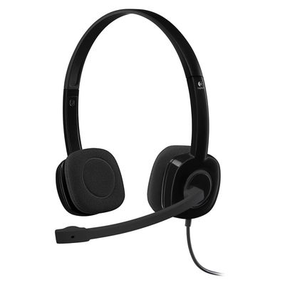 Headset-H151-conexao-P2-Logitech Headset-H151-conexao-P2-Logitech