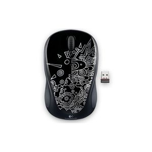 Mini-Mouse-Wireless-sem-fio-M317-Preto-Estampado-Logitech