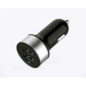 Carregador-Veicular-2-USB-Metal-Turbo-Preto-Easy-Mobile-CARVUSB48PR