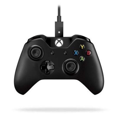 Controle-Xbox-One-Wireless-e-PC-com-fio-Preto-Microsoft-7MN-00002