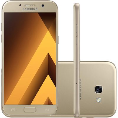 Samsung-Galaxy-A5-Dual-Chip-Android-6.0-Tela-5.2--Octa-Core-1.9-GHz-32GB-4G-Wi-Fi-Camera-16MP-Dourado---SM-520-G