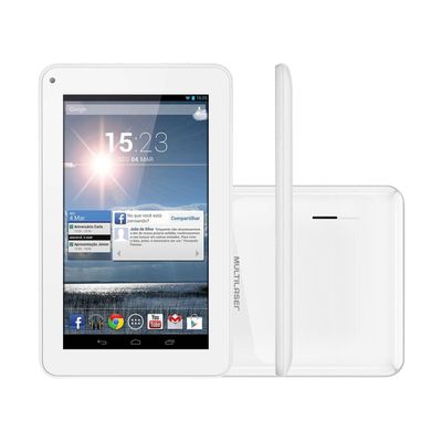 Tablet-Branco-M7-3G-Quad-Core-Camera-Wi-Fi-Tela-7-Memoria-8GB-Dual-Chip---Multilaser-NB224 Tablet-Branco-M7-3G-Quad-Core-Camera-Wi-Fi-Tela-7-Memoria-8GB-Dual-Chip---Multilaser-NB224