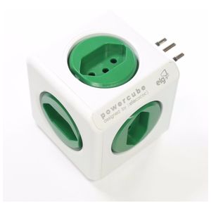Filtro-Tomadas-PowerCube-5-Tomadas-Bivolt-Verde-Elg