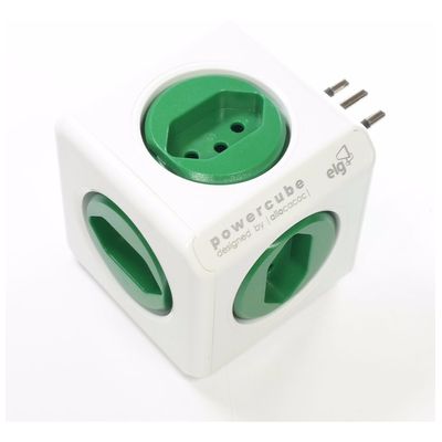 Filtro-Tomadas-PowerCube-5-Tomadas-Bivolt-Verde-Elg