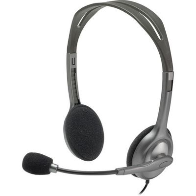 Headset-Analogico-H111-Estereo---Cinza---Logitech Headset-Analogico-H111-Estereo---Cinza---Logitech