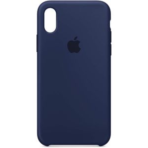Capa-Apple-Iphone-X-Silicone-Azul-Escura---MQT32ZM-A