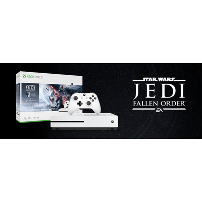  Xbox One S 1TB Star Wars Jedi Console Bundle - Digital