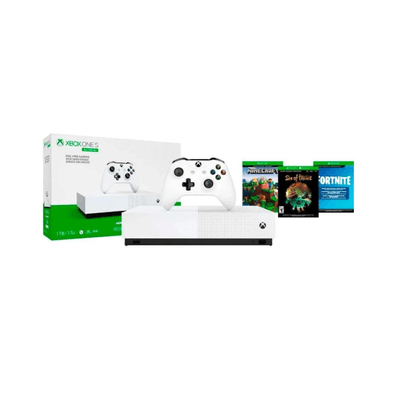 Console Xbox One S - 1 Terabyte + HDR + 4K Streaming All Digital (Sem Jogos)