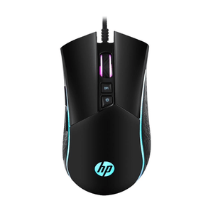 Mouse-Gamer-HP-M220-4800dpi-RGB-Preto