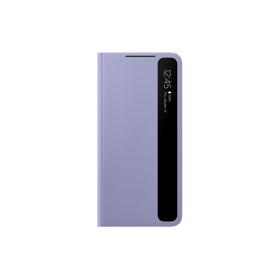 Capa-protetora-Samsung-Galaxy-S21--Smart-Clear-View-Violeta