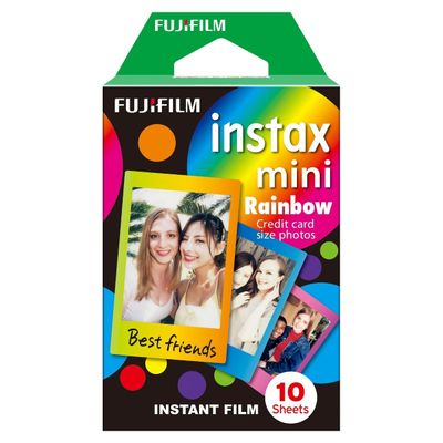 Filme-Instax-Fujifilm-Mini-Rainbow-Com-10-Fotos