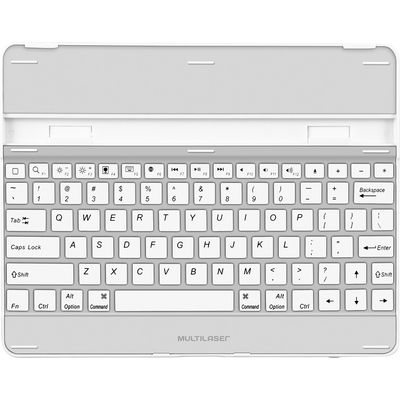 Teclado-Multilaser-para-Ipad-Sem-Fio-Mini-Bluetooth-Branco---TC152 Teclado-Multilaser-para-Ipad-Sem-Fio-Mini-Bluetooth-Branco---TC152