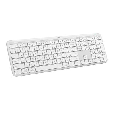 Teclado-sem-fio-Logitech-Signature-Slim-K950-Com-Conexao-Bluetooth-ou-Receptor-USB-Logi-Bolt-Incluso-e-Layout-US-INTL-Branco Teclado-sem-fio-Logitech-Signature-Slim-K950-Com-Conexao-Bluetooth-ou-Receptor-USB-Logi-Bolt-Incluso-e-Layout-US-INTL-Branco