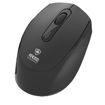 Mouse Sem Fio Kross USB 2.4GHz Bluetooth com Bateria Recarregável - Preto KE-M611 Mouse Sem Fio Kross USB 2.4GHz Bluetooth com Bateria Recarregável - Preto