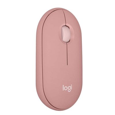 Mouse Sem Fio Logitech Pebble 2 M350s, USB Logi Bolt ou Bluetooth e Pilha Inclusa - Rosa 910-007048 Mouse Sem Fio Logitech Pebble 2 M350s, USB Logi Bolt ou Bluetooth e Pilha Inclusa - Rosa